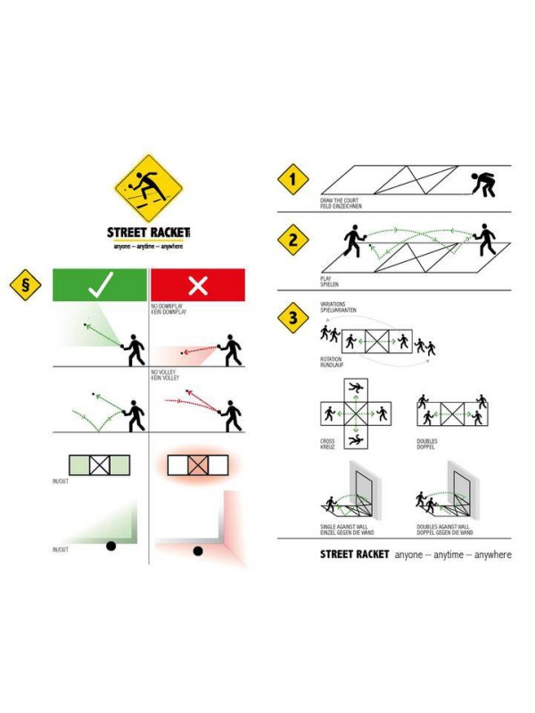 Street racket šolski komplet