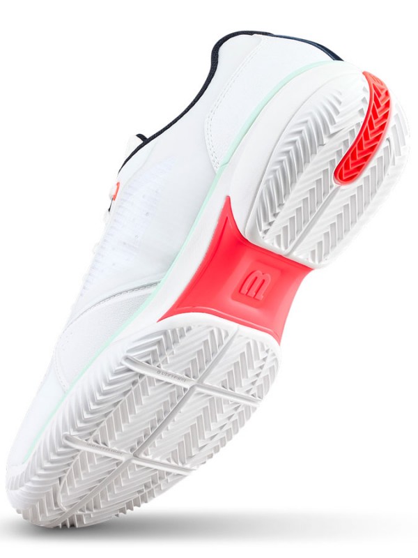 Tenis copati Wilson Rush Lite 5 Clay White/Fiery Coral