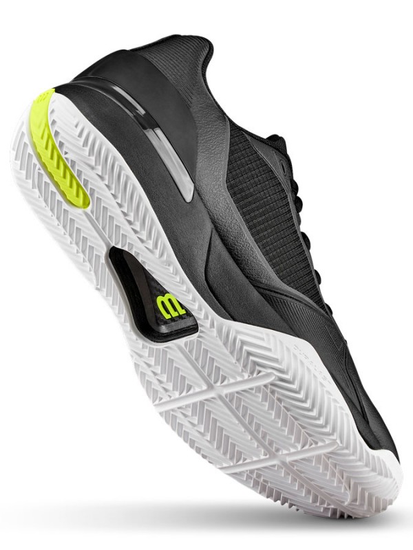 Tenis copati Wilson Rush Tour 5 Clay Black safety yellow