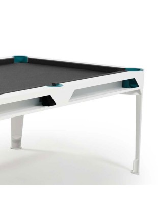 Cornilleau Hyphen biljard miza – bela z dark grey podlogo